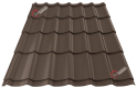 металочерепиця монтерей колір 8019 темно коричневий