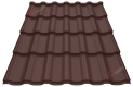 металочерепиця максіма ера колір 8017 шоколад матовий
